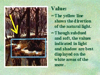 annotated picture of slide